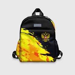 Детский рюкзак Имперский герб россии краски, цвет: 3D-принт