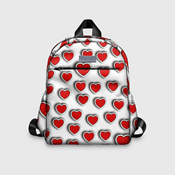 Детский рюкзак Стикеры наклейки сердечки объемные