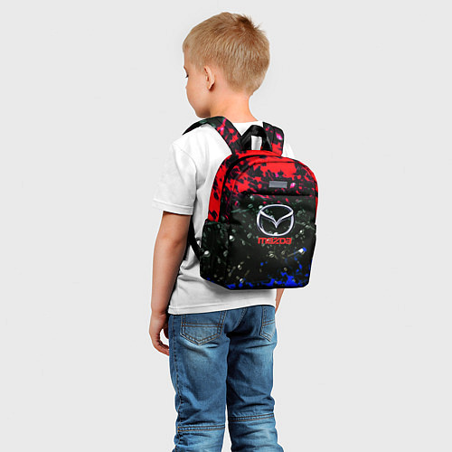 Детский рюкзак Mazda краски абстракция спорт / 3D-принт – фото 5