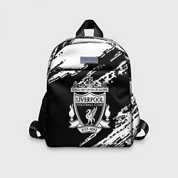 Детский рюкзак Liverpool белые краски текстура, цвет: 3D-принт