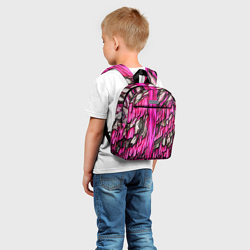 Детский рюкзак Камень и розовая слизь / 3D-принт – фото 5