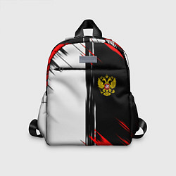 Детский рюкзак Россия герб краски текстура