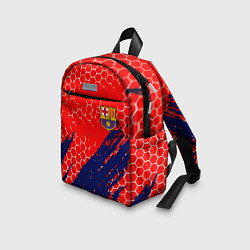 Детский рюкзак Барселона спорт краски текстура, цвет: 3D-принт — фото 2