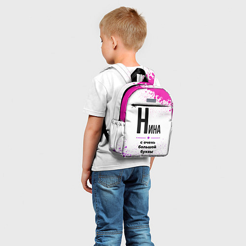 Детский рюкзак Нина ну с очень большой буквы / 3D-принт – фото 5