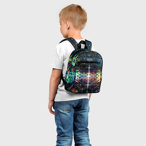 Детский рюкзак Медитативный арт / 3D-принт – фото 5