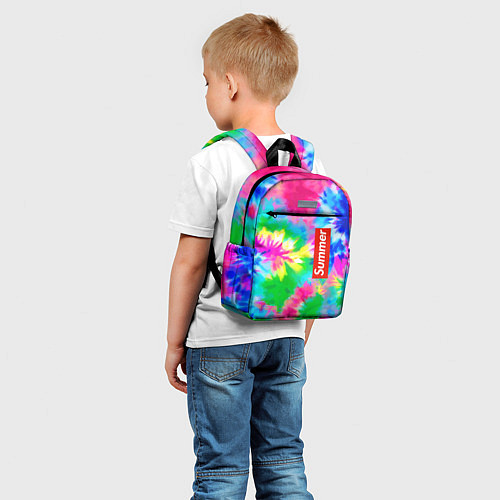 Детский рюкзак Color abstraction - summer / 3D-принт – фото 5