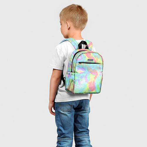 Детский рюкзак Абстракция смесь красок / 3D-принт – фото 5