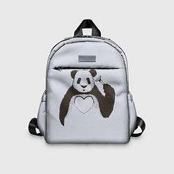 Детский рюкзак Panda love art, цвет: 3D-принт