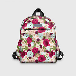 Детский рюкзак Цветочный фон, цвет: 3D-принт