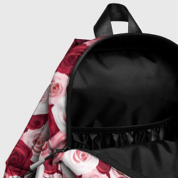Детский рюкзак Красные и розовые розы, цвет: 3D-принт — фото 2