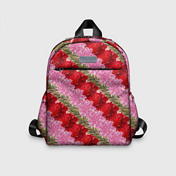 Детский рюкзак Фон с лилиями и розами, цвет: 3D-принт