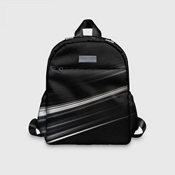 Детский рюкзак Black abstract background, цвет: 3D-принт