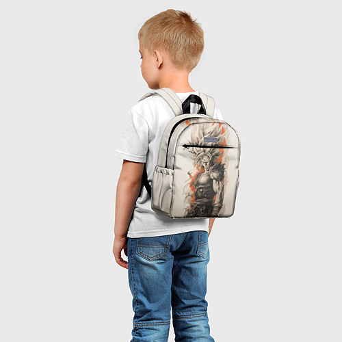 Детский рюкзак Super Saiyan Goku / 3D-принт – фото 5