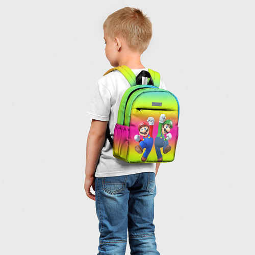 Детский рюкзак Братья Марио / 3D-принт – фото 5