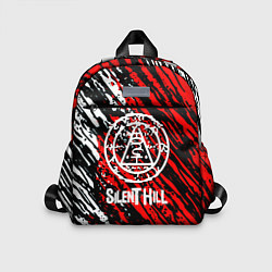 Детский рюкзак Silent hill краски белые и красные штрихи