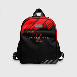 Детский рюкзак World war z краски текстура