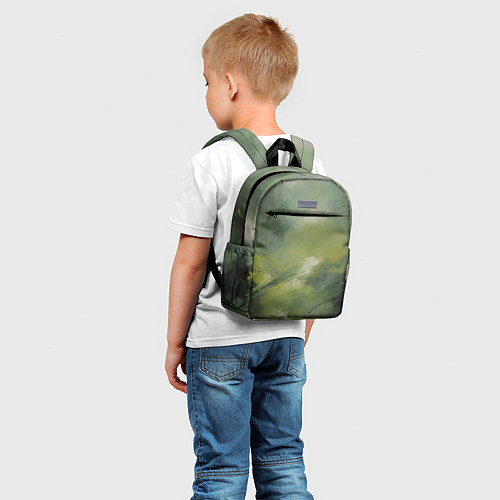 Детский рюкзак Зеленая палитра / 3D-принт – фото 5
