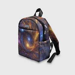 Детский рюкзак Открытая манипура чакра - космическая, цвет: 3D-принт — фото 2