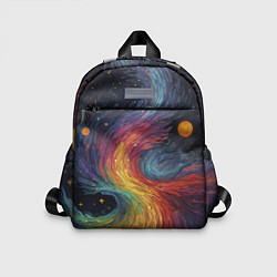 Детский рюкзак Звездный вихрь абстрактная живопись, цвет: 3D-принт