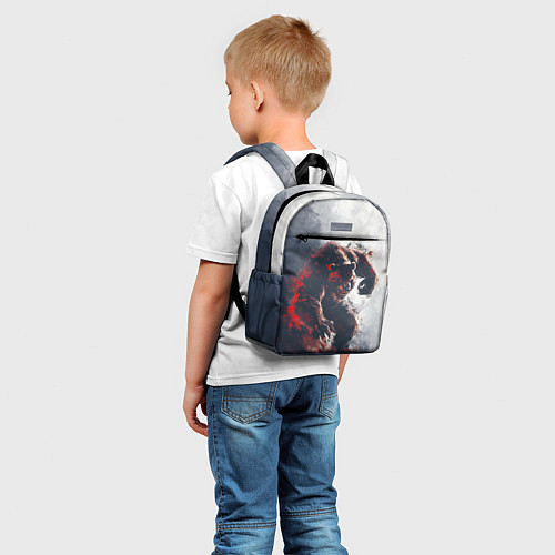 Детский рюкзак Angry bear / 3D-принт – фото 5