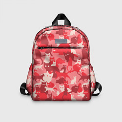Детский рюкзак Розовый кошачий комуфляж
