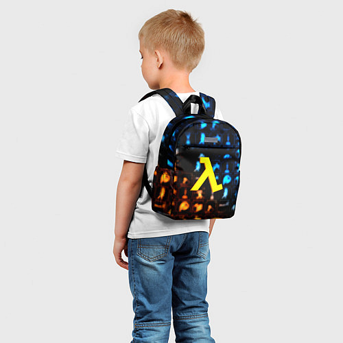Детский рюкзак Портал x Халва текстура / 3D-принт – фото 5