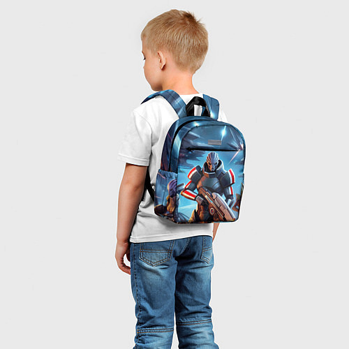 Детский рюкзак Mass Effect - ai art / 3D-принт – фото 5