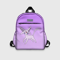 Детский рюкзак Espeon Pokemon - розовая кошка покемон, цвет: 3D-принт