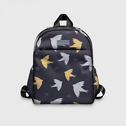 Детский рюкзак Узор с птицами, цвет: 3D-принт