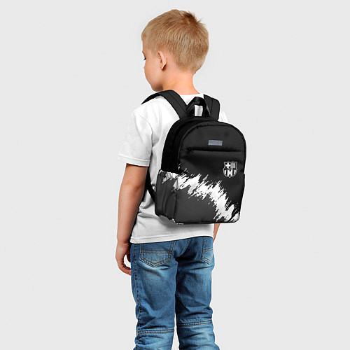 Детский рюкзак Barcelona краски текстура фк / 3D-принт – фото 5