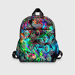 Детский рюкзак Слоники в орнаменте, цвет: 3D-принт