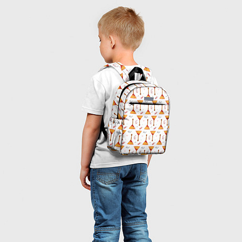 Детский рюкзак Узор из музыкальных инструментов балалаек / 3D-принт – фото 5