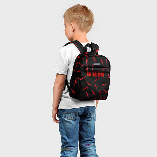 Детский рюкзак Одни из нас текстура автоматы / 3D-принт – фото 5
