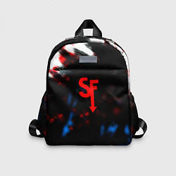 Детский рюкзак Салли фейс текстура краски, цвет: 3D-принт