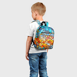 Детский рюкзак Яркий витраж, цвет: 3D-принт — фото 2