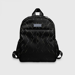Детский рюкзак Чёрные текстуры броня, цвет: 3D-принт