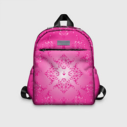 Детский рюкзак Узоры на розовом фоне