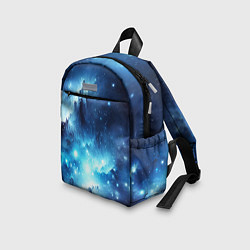 Детский рюкзак Космический голубой пейзаж, цвет: 3D-принт — фото 2