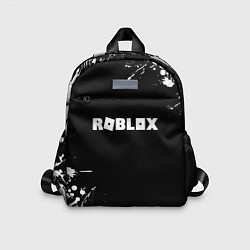 Детский рюкзак Roblox текстура краски белые, цвет: 3D-принт