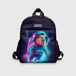 Детский рюкзак Полёт капибары в космосе - неон