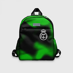 Детский рюкзак Real Madrid sport halftone, цвет: 3D-принт
