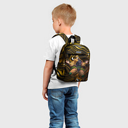 Детский рюкзак Дио Брандо из Невероятных ДжоДжо, цвет: 3D-принт — фото 2
