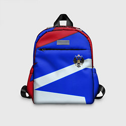Детский рюкзак Россия спортивная геометрия герб, цвет: 3D-принт