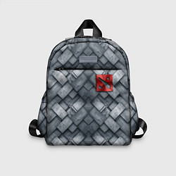 Детский рюкзак Dota - metal texture logo