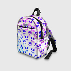 Детский рюкзак Marshmello pattern neon, цвет: 3D-принт — фото 2