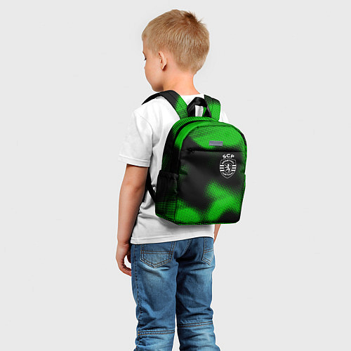 Детский рюкзак Sporting sport halftone / 3D-принт – фото 5