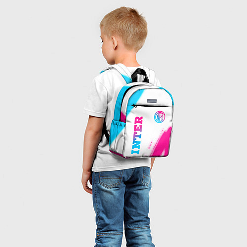Детский рюкзак Inter neon gradient style вертикально / 3D-принт – фото 5