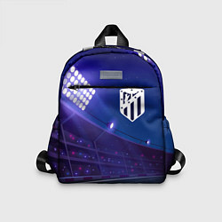 Детский рюкзак Atletico Madrid ночное поле, цвет: 3D-принт