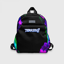 Детский рюкзак Tekken огненный дым текстура, цвет: 3D-принт