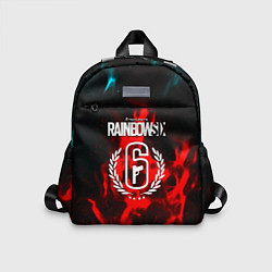 Детский рюкзак Rainbow six огненный стиль, цвет: 3D-принт